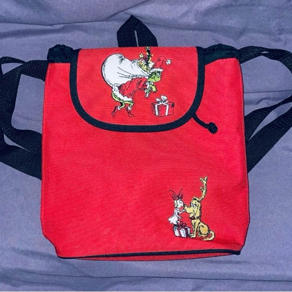 Dr. Seuss Grinch Red Backpack